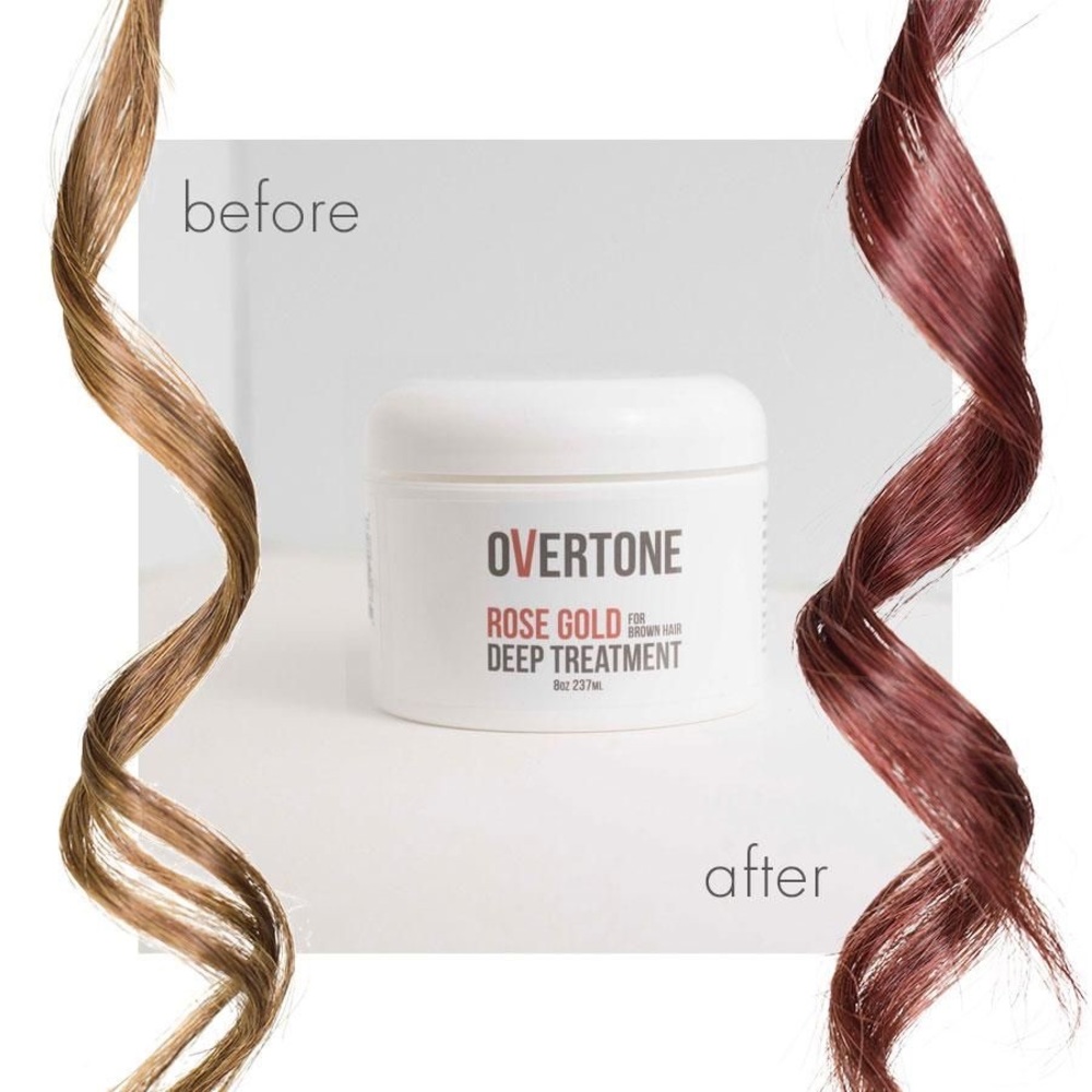 Overtone Rose Gold For Brown Hair 🌹